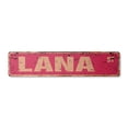 thumbnail image 1 of LANA Vintage Plastic Street Sign Childrens Name Room Sign | Indoor/Outdoor |  30" Wide, 1 of 4