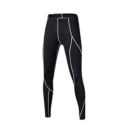 LANBAOSI 2 Pack Youth Boys Compression Leggings Athletic Workout Running Tights Size 10