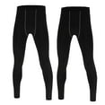 thumbnail image 1 of LANBAOSI 2 Pack Youth Boys Compression Leggings Athletic Workout Running Tights Size 12, 1 of 6