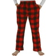 thumbnail image 1 of LANBAOSI Boys Comfy Fleece Plaid Pajama Pants for Sleep From 7Y to 13Y, 1 of 7