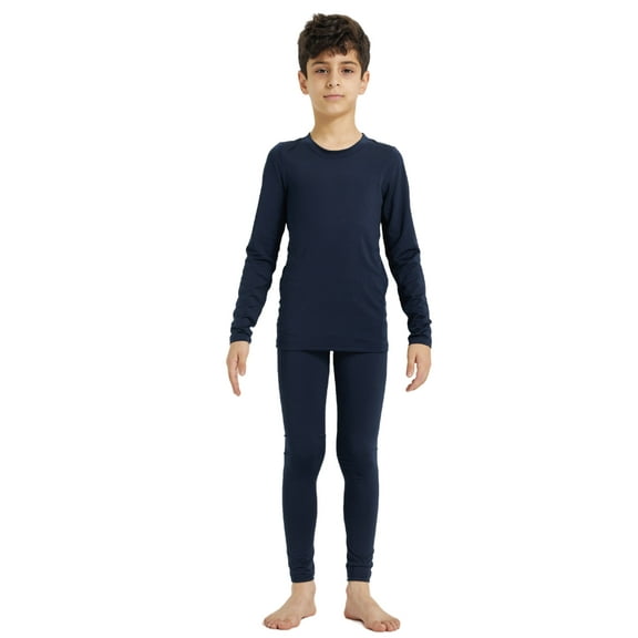 LANBAOSI Boys & Girls Long Underwear Compression Shirts and Pant Set Base Layers Size 7