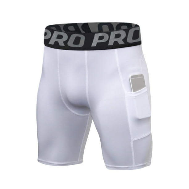 LANBAOSI Compression Shorts Men with Pocket Underwear for Men Spandex Running Shorts Workout Cool Dry Workout Underwear Size X Large Walmart Business Supplies