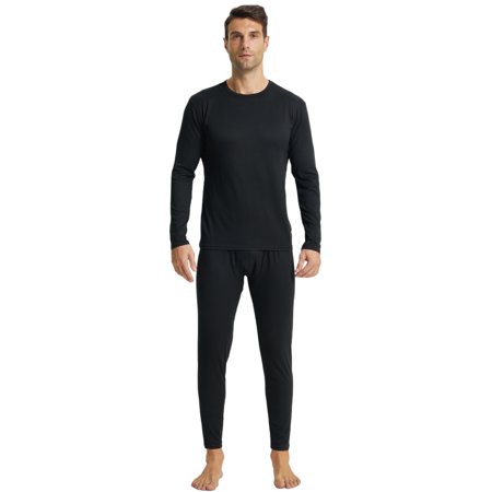 LANBAOSI Long John for Men Thermal Underwear Set 2 Piece Top & Botttoms Size XL