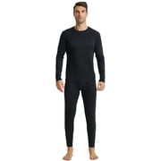 LANBAOSI Long John for Men Thermal Underwear Set 2 Piece Top & Botttoms Size XL