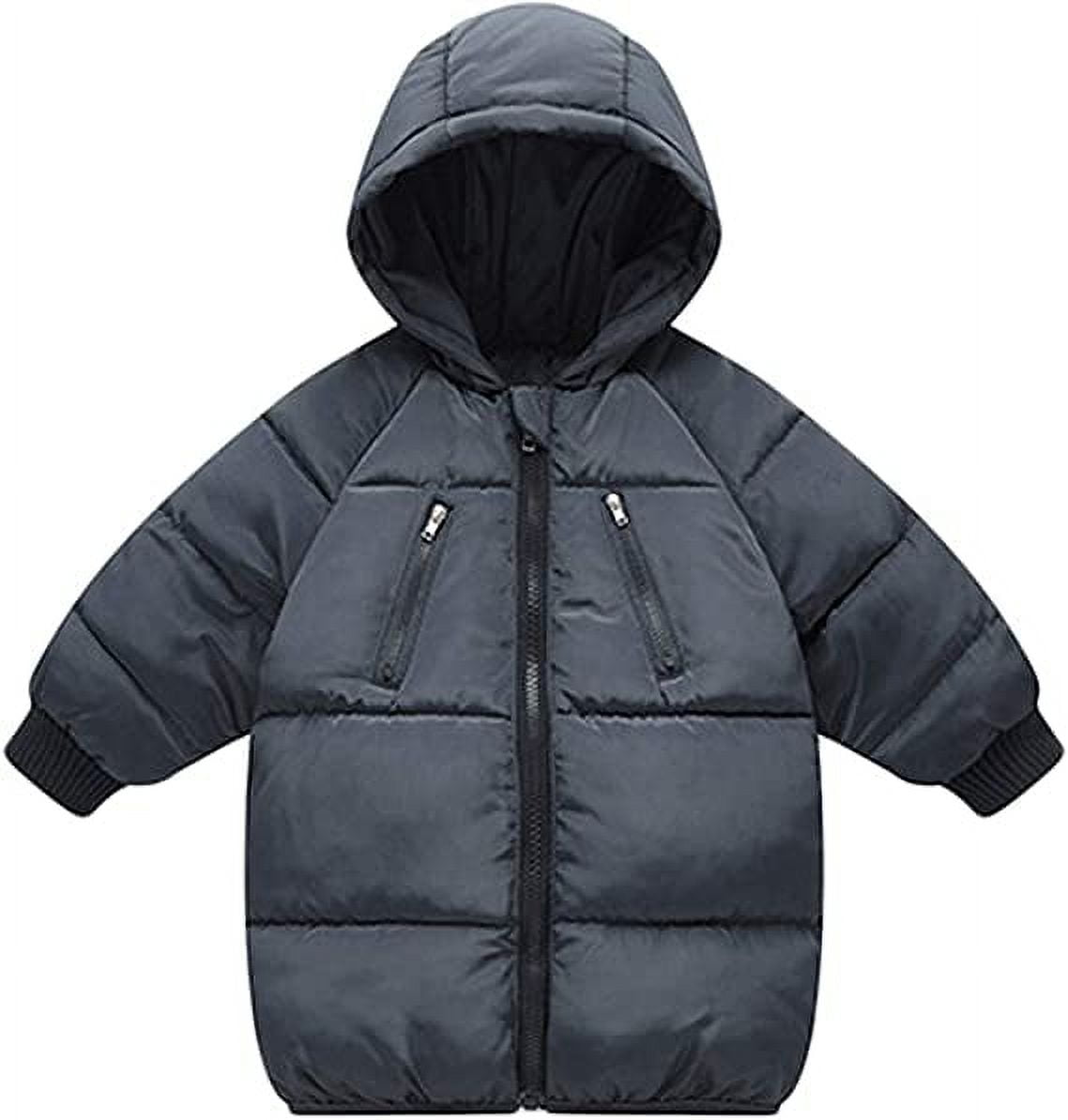 LANBAOSI Toddler Winter Coat Boy Puffer Winter Jacket with Hooded 5T ...