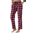 thumbnail image 1 of LANBAOSI Womens Pajama Pants Soft Fleece Plaid PJ Bottoms For Women with Pockets Loungewear Size S, 1 of 8