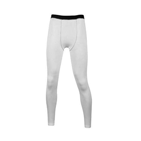LANBAOSI Youth Boys Compression Leggings Athletic Running Tights Black Baseball Pants Size 12