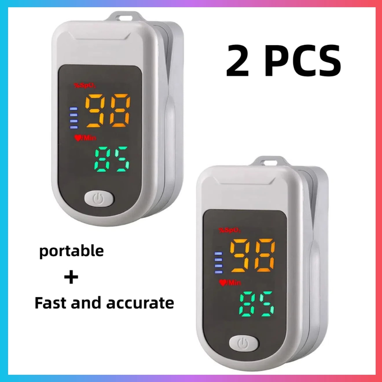 LANBB Non Invasive_Glucose Monitor Oxygen_Monitor Fingertip_Portable _Sugar Monitor Needleless_ Sugar_Monitor Pulse Oximeter, _Oxygen_Meter, Fingertip_Pulse_Oximeter