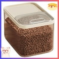 thumbnail image 1 of LANBB - Pet Food Storage Containers for Dog ＆ Cat - Up To 30 Lbs for Dog Cat and Other Pet Food Storage Bin With Measuring Cup Storage Buckets for Dog Food, Airtight 3 Type | 2 Colors (Clear, White ), 1 of 5