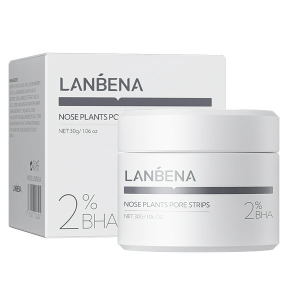 LANBENA Blackhead Remover 2.0 - Peel Off Mask for Nose & Face, Blackhead Removal Kit 1.06oz