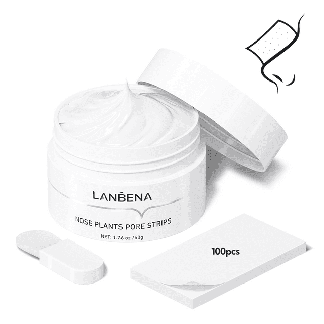 LANBENA - Blackhead Remover Mask, Facial Pore Strips with Aloe Vera ...