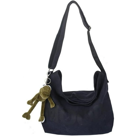 LANBOYA Sumleno Canvas Messenger Vintage Bag Alt Emo Crossbody Bag Goth Punk Shoulder Satchels Harajuku Grunge Handbag