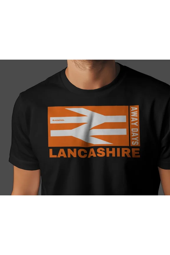 LANCASHIRE Away Days T-Shirt | Blackpool Seaside Tangerines Bloomfield Pools