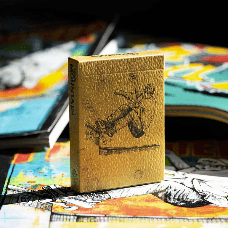 LANCE MOUNTAIN SKATING SKELETONS PLAYING CARDS by Fulton