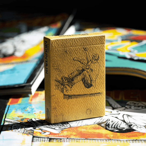 LANCE MOUNTAIN SKATING SKELETONS PLAYING CARDS by Fulton