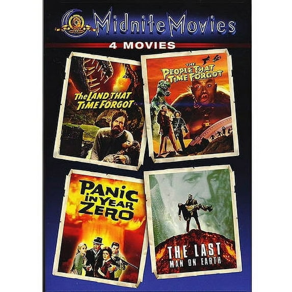 THE LAND THAT TIME FORGOT/THE PEOPLE THAT TIME FORGOT/PANIC IN YEAR ZERO/THE LAST MAN ON EARTH