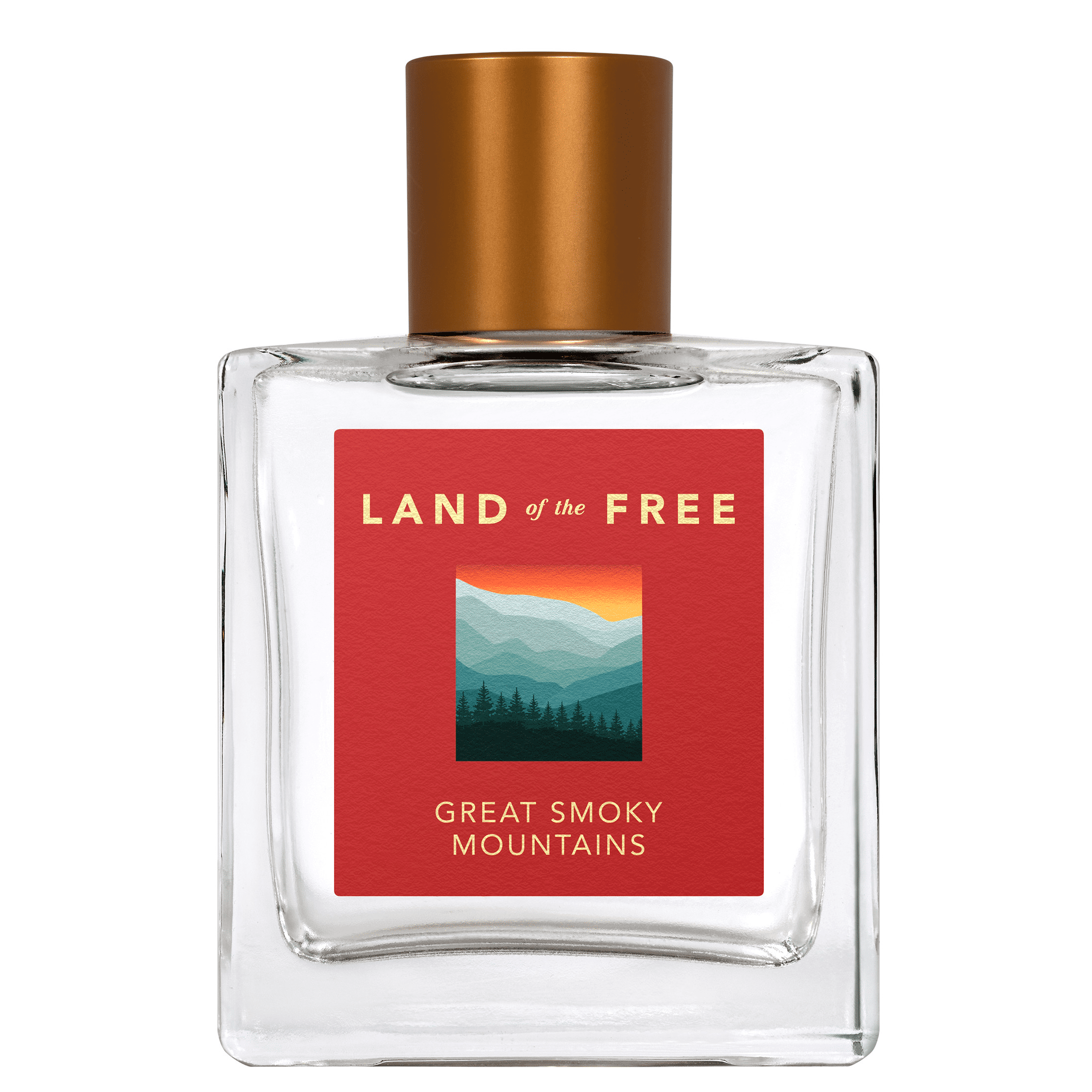 LAND of the FREE - Great Smoky Mountains, Clean Fragrance, 3.3 oz Unisex