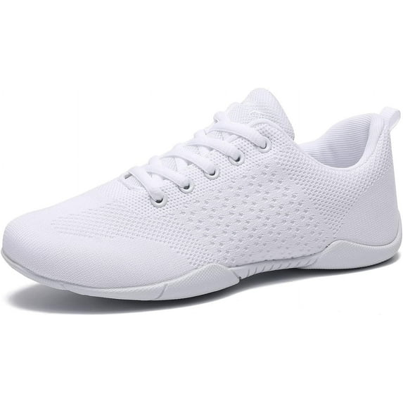 Cheer Shoes Girls White Dance Shoes Youth Cheerleading Sports Training Athletic Comfortable Shoes Flats Girl