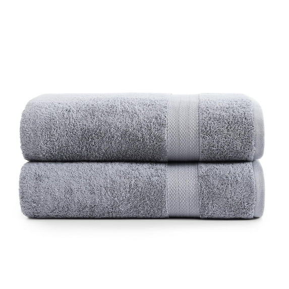 LANE LINEN 100% Durable Cotton Bath Sheets 2 Pack (35"x66") - Fade Resistant, Machine Washable & Highly Absorbent - Hotel Quality - Ideal for Family - Navy