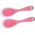 thumbnail image 1 of LANFENG 2-Pack Non-stick Silicone Rice Spoon Set Heat Resistant Kitchen Utensil for Serving Rice and Food Safe for Non-stick Cookware Creative Cutlery for  and Restaurant Random Color, 1 of 9