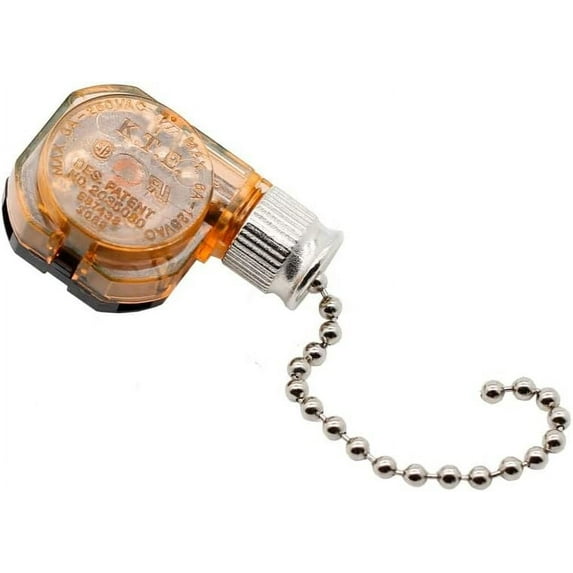 LANFENG 3 Speed Brass 4 Wire Ceiling Fan Switch Pull Chain Control Pull Cord Ceiling Fan Chain 1pcs