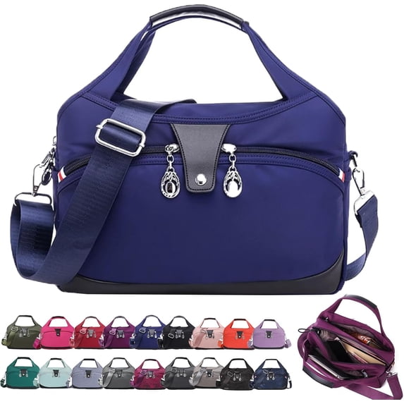 LANFENG Bags Fashion Purse Anti-Theft Handbag, Fashion Waterproof Multi-Pocket Crossbody