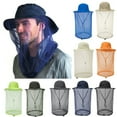 LANFENG Bee Keeping Beekeeper Veil hat gnats Insect Bug Mosquito Hats Fishing Gardening