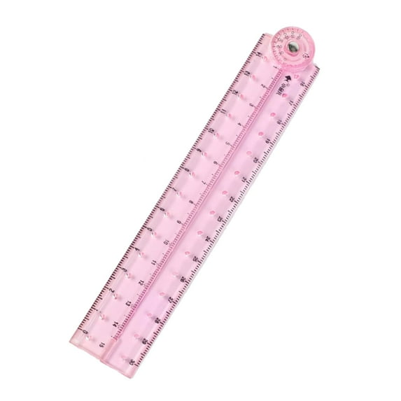 LANFENG Clear Folding Ruler Flexible Drawing Ruler Centimeters Scale ...