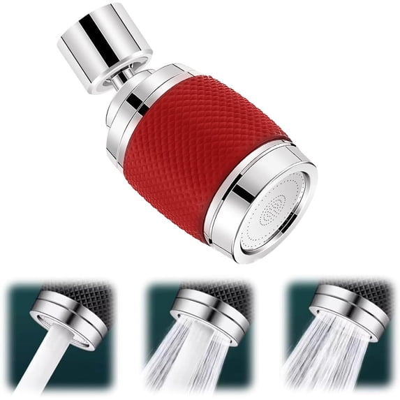 LANFENG Degree Swivel Splash-Proof Faucet Aerator, 2024 New Universal Swivel Faucet Extender, Faucet Extender for Kitchen Sink, Swivel Faucet Aerator