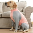 LANFENG Dog Onesie Surgery Recovery Suit for Large Medium Bodysuit Dogs