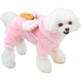 thumbnail image 1 of LANFENG Dog Winter Sweater Warm Dog Coat Plush Dog Pajamas Small Dog Jacket Dog Sweatshirt Pet Clothing Bodysuit Overalls for Dogs Puppy Jumpsuit Dog Outfit, 1 of 11