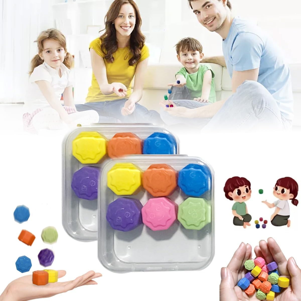 Jeu De Gonggi Coréen CUZYP – 5 Pierres Traditionnelles, Jouet Éducatif Et Familial, Parfait Pour Voyages Et Soirées