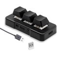 thumbnail image 1 of LANFENG Mini 3 Key Keypad Mechanical Gaming Keyboard, USB/2.4G/Bluetooth RGB Backlit Mini Programmable Macro Keypad, One Handed HID Standard Keyboard, 1 of 8
