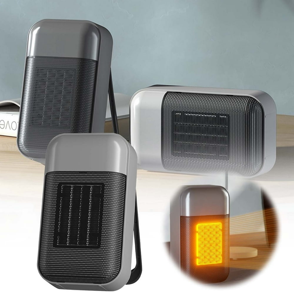 LANFENG Operated Heater for Camping Tent Solar Powe Heaters for Outdoor Use Large Heaters for Large Rooms Household Desktop Ceramic Heating Fan Desktop Small Vertical Suspension Purpose H