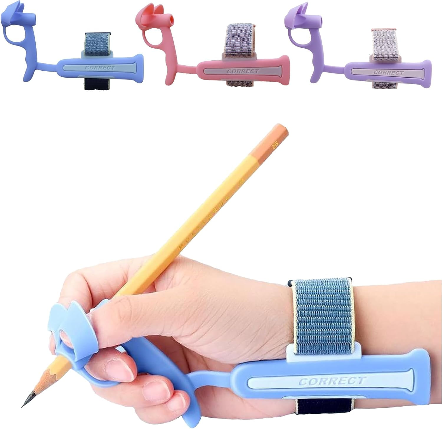 LANFENG Pencil Gripper /Toddler Handwriting aid ToolsErgonomic Writing Aid,Pencil Holder for 3-9 Years Learning to Write
