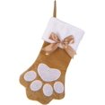 thumbnail image 1 of LANFENG Pet Christmas Stockings - Dog Paw Christmas Stockings Embroidered Christmas Stockings - for Christmas Decorations and Holiday Decorations, 1 of 10