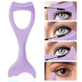 thumbnail image 1 of LANFENG Reusable Silicone Eyelash Separator Mascara Guard Mermaid Eye Tool Purple - 3-in-1 Application aid, 1 of 7