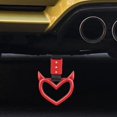thumbnail image 1 of LANFENG Rings Heart Shaped Car Handle Straps Drift Charm Rear Bumper Warning Decor Heart Hand Strap Drift Charm for Car Bus Subway Interior Exterior Decoration, Refer to description, 1 of 12