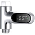 thumbnail image 1 of LANFENG Shower Thermometer Second Generation Led Digital Display Baby Bath Water Fahrenheit Celsius Thermometer °Rotating Screen for  Bathroom Kitchen, 1 of 9