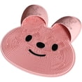 thumbnail image 1 of LANFENG Silicone Rabbit Foot Massage Pad, Shower Mat, Anti-Slip Suction Cup, Cleaning and Exfoliating to Relieve Fatigue(White), 1 of 9
