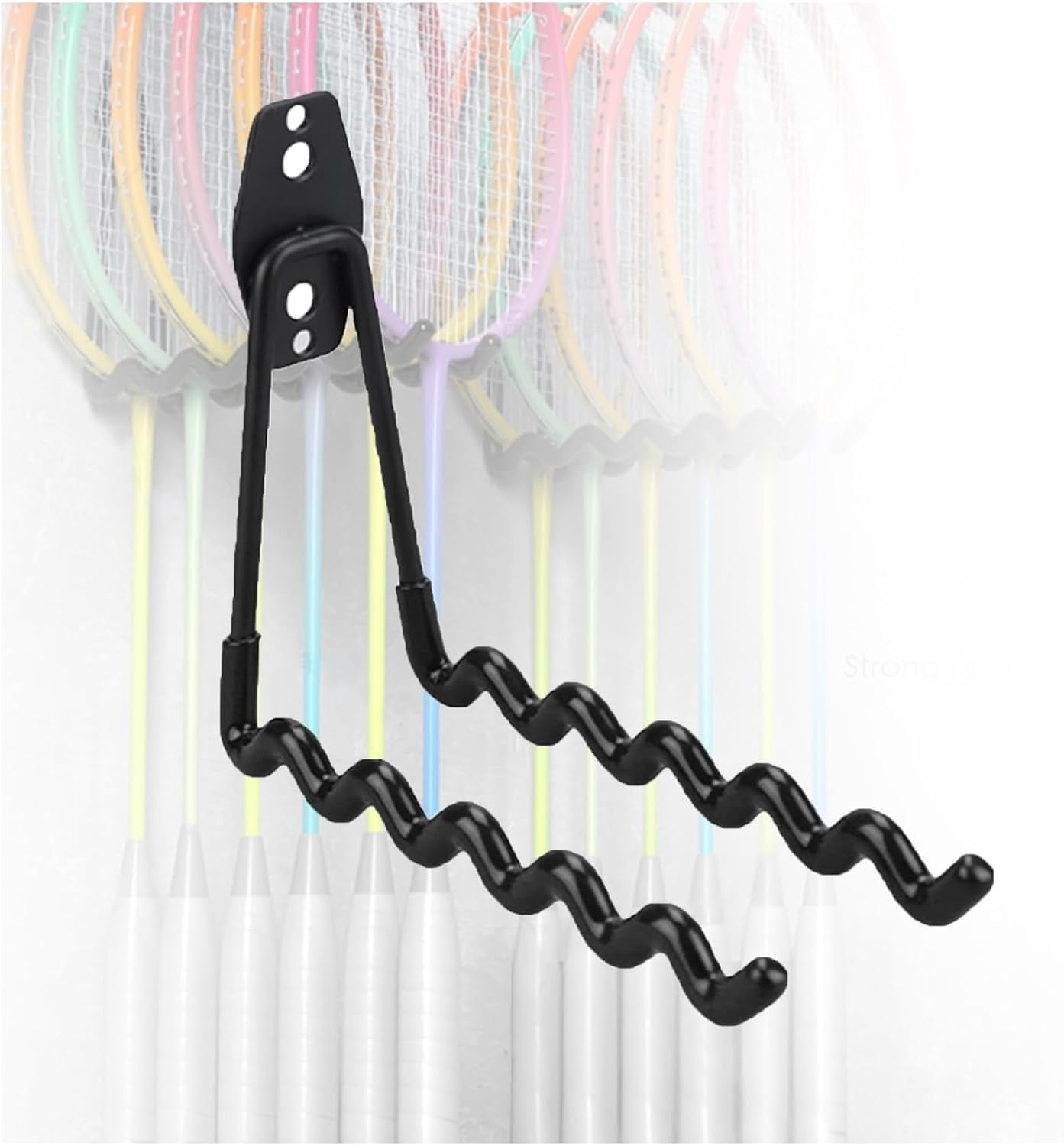 LANFENG Tennis Racket Rack,Wall Mounted Tennis Racket Display Rack ...