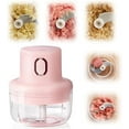 thumbnail image 1 of LANFENG Wireless Food Chopper,Electric Meat Grinder,Electric Garlic Chopper, 2/3-Leaf Blade Small Food Processor,USB Charging,Cordless Onion Chopper, 1 of 7