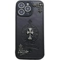 thumbnail image 1 of LANFENG iPhone Pro Max Case Gothic Leather Soft PU Style iPhone Case  Cross Style, 1 of 14