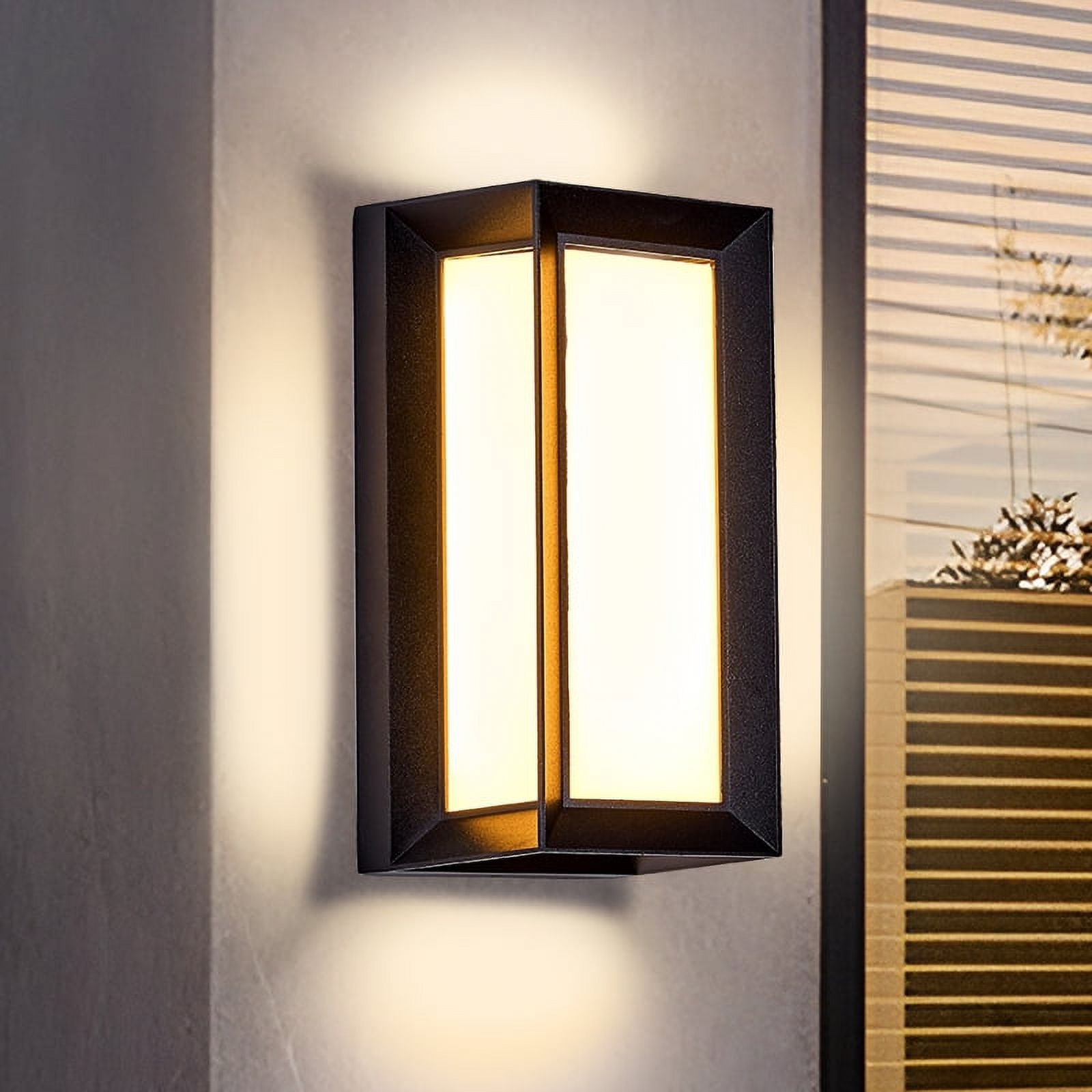 LANFU LED 18W Outdoor Wall Sconce Light 3000K Outside Light for House