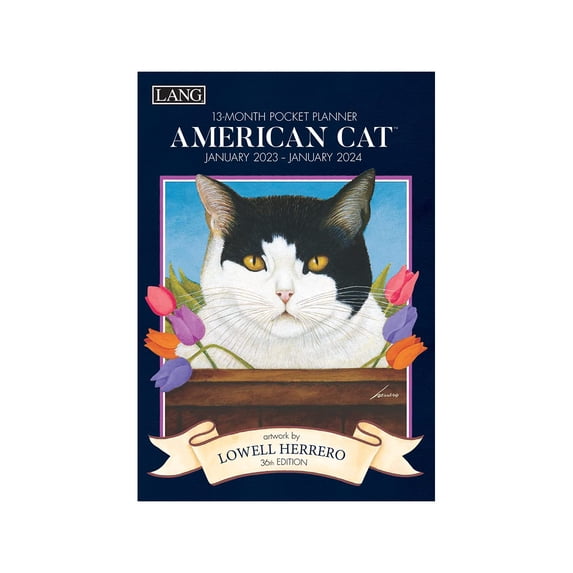 LANG AMERICAN CAT‚Ñ¢ 2023 MONTHLY POCKET PLANNER (23991003156)
