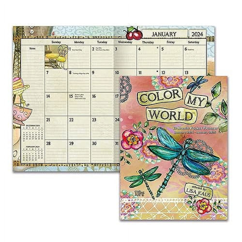 LANG Color My World 2024 Monthly Pocket Planner (24991003178)