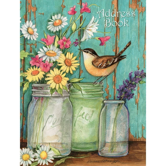 LANG FLOWER JARS ADDRESS BOOK
