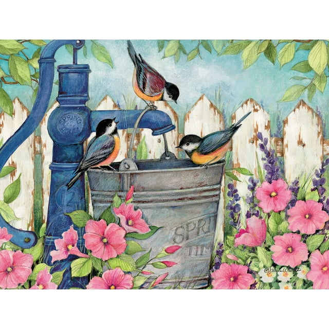 LANG GARDEN FOUNTAIN BOXED NOTE CARDS