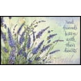 thumbnail image 1 of LANG LAVENDAR DOOR MAT, 1 of 2