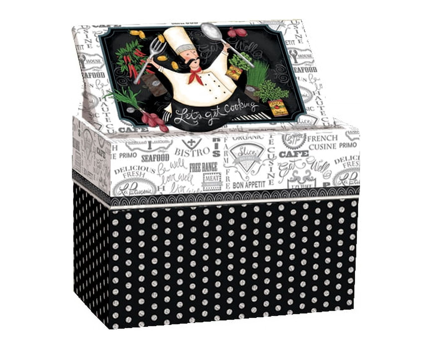 LANG LET'S GET COOKING RECIPE CARD BOX
